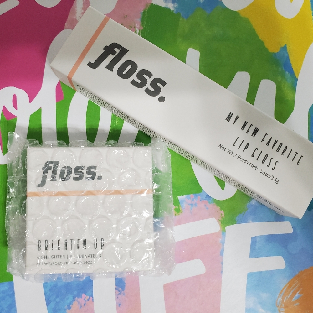 Floss. Lip gloss - LAX & Highlighter in Sunlit - Picture 3 of 3